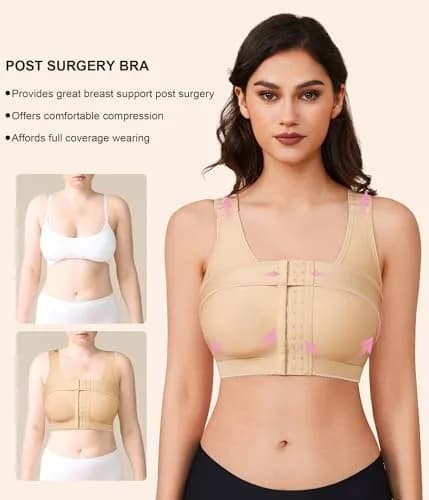 BRABIC Women's Post-Surgery Posture Corrector Bra with Breast Support Band | Comfortable & Adjustable (70-120 chars) thumbnail 3