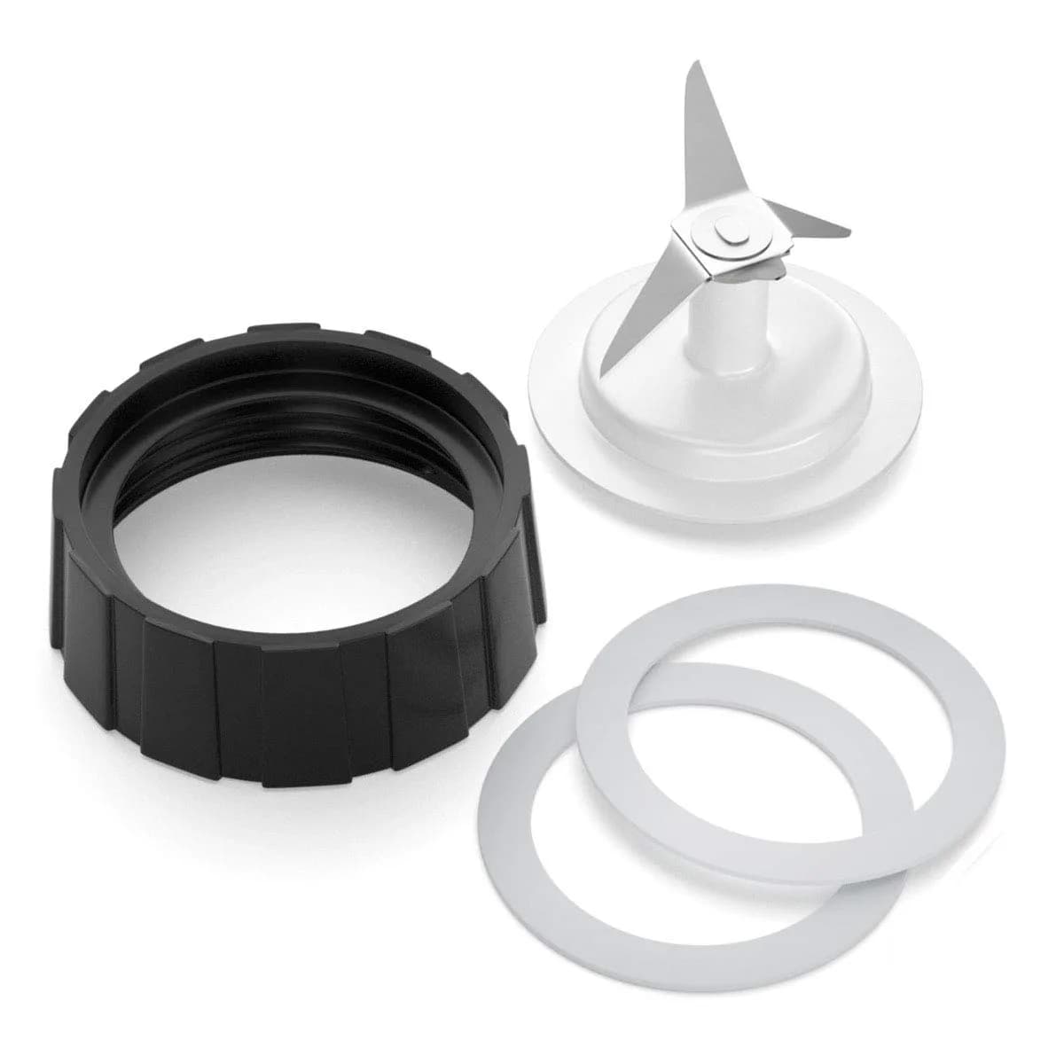 Aooba Blender Replacement Parts Set with 4-Point Blade, Jar Base, and 2 O-Ring Seals for Hamilton Beach Blenders | 13 cm (5 Inch) Diameter - main product image