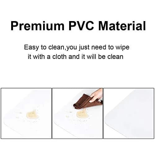 Kuyal Clear Chair Mat for Hardwood Floor 76cm x 122cm (30" x 48") | Protects Floors from Scuffs & Scratches thumbnail 6