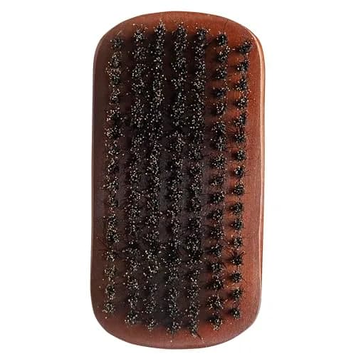 Diane Reinforced Boar Bristle Curved Military Wave Brush for Men & Barbers | Medium Bristles for Thick & Curly Hair thumbnail 1