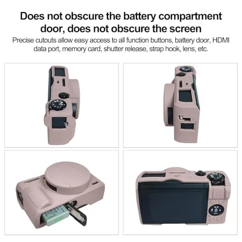 Easy Hood Tiffany Pink Silicone Camera Case for Canon Powershot G7X Mark III | Protects from Dust, Bumps, and Scratches thumbnail 6