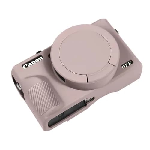 Easy Hood Tiffany Pink Silicone Camera Case for Canon Powershot G7X Mark III | Protects from Dust, Bumps, and Scratches thumbnail 1