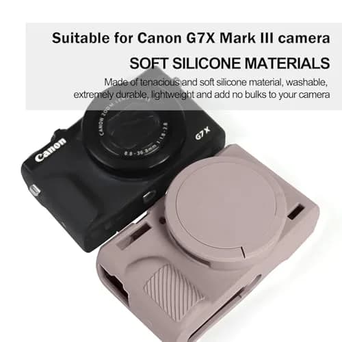 Easy Hood Tiffany Pink Silicone Camera Case for Canon Powershot G7X Mark III | Protects from Dust, Bumps, and Scratches thumbnail 2