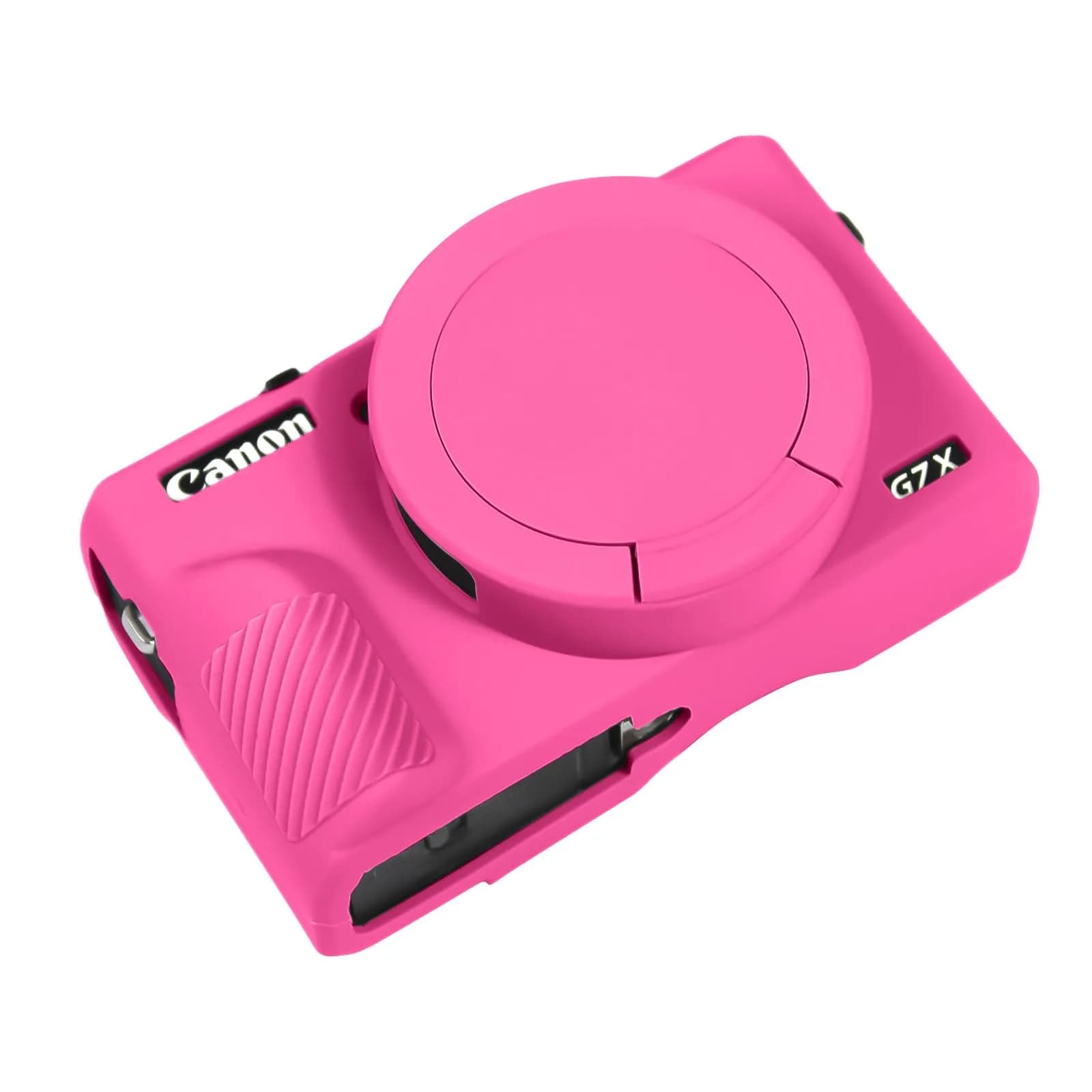 Easy Hood Silicone Camera Case for Canon G7X Mark III (Rose) | Enhanced Grip & Shock-Absorbing Protection