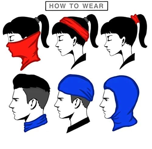 VCZUIUC Galaxy 2 Headwear Bandana 9 Pack | Multi-functional Neck Gaiter & Head Wrap for Men & Women thumbnail 3
