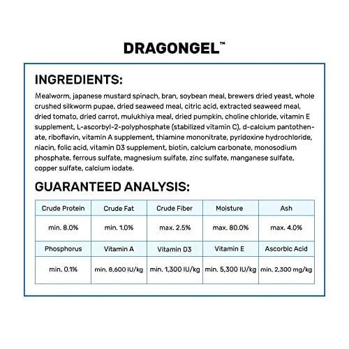 Hikari Herptile Ready-to-Use DragonGel™ Paste Diet for Insect & Vegetable-Eating Lizards, 60g | Complete Omnivorous Reptile Nutrition thumbnail 3