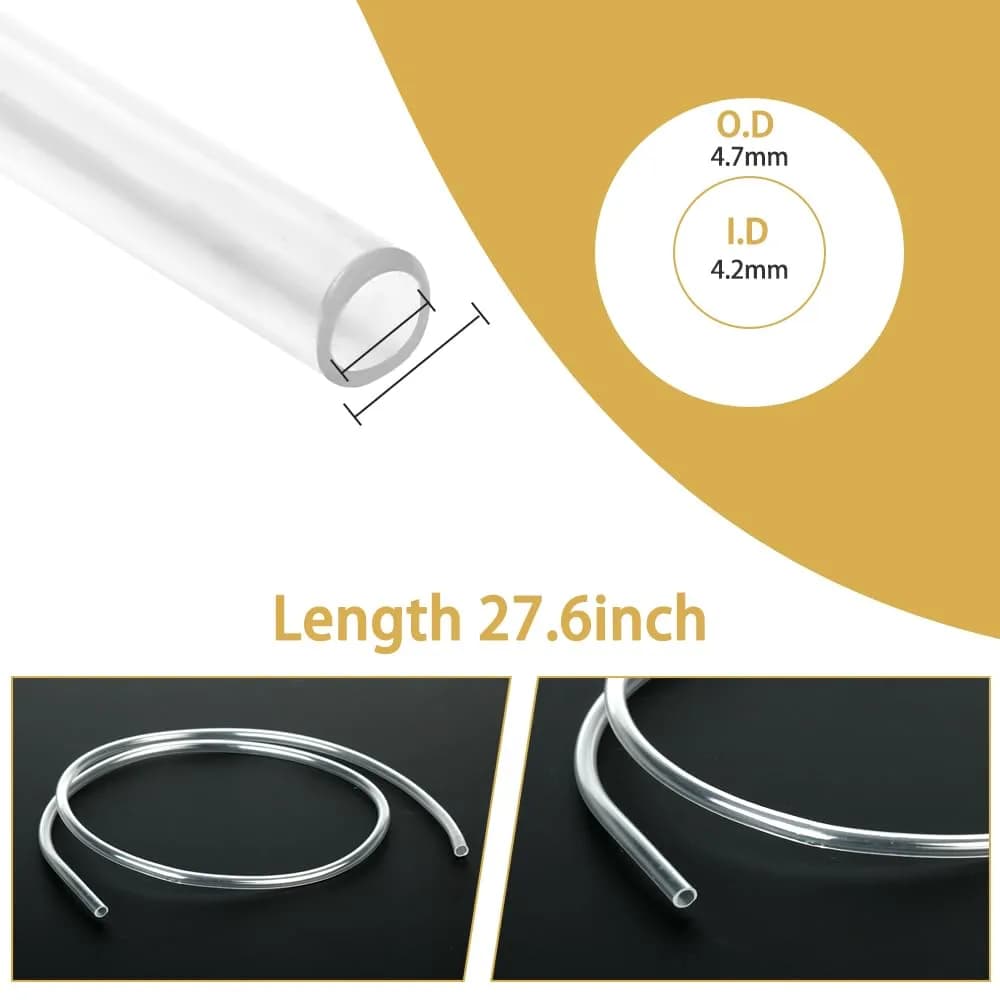 A AKRAF 500ml Large Syringe with 70cm Tube, Sterile Industrial Syringe | Accurate Liquid Dispensing for Crafts & Labs - view 6