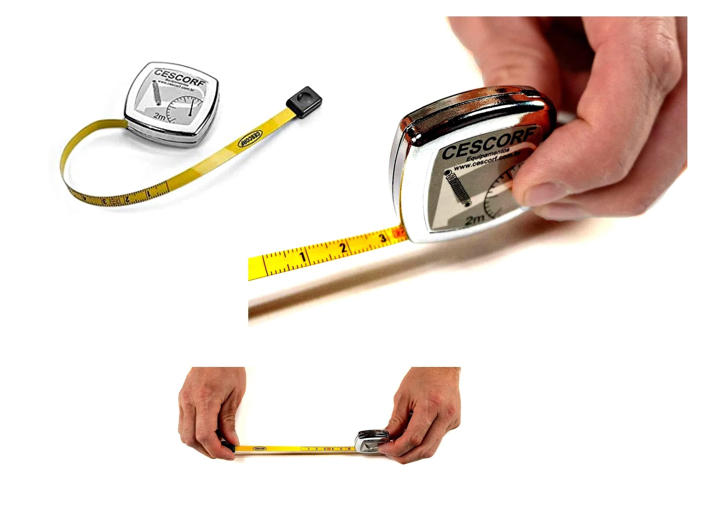 Cescorf Anthropometric Tape Measure 2m (6.56 ft) | ISAK Approved for Accurate Body Measurements - view 2