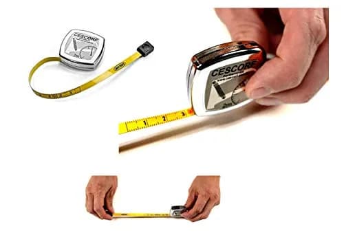 Cescorf Anthropometric Tape Measure 2m (6.56 ft) | ISAK Approved for Accurate Body Measurements thumbnail 2