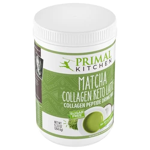 Primal Kitchen Matcha Collagen Keto Latte Powder 265g (9.33 Oz) | Sugar-Free Keto Supplement for Hair, Skin & Nails thumbnail 6