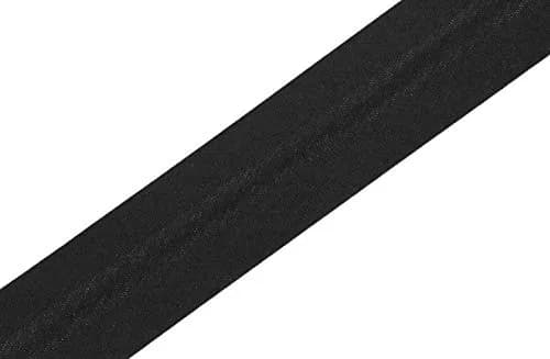 Mandala Crafts 55 Yds 1/2 Inch Black Double Fold Bias Tape for Sewing | Heavy Duty, Washable, Perfect for Garments & Home Decor thumbnail 5