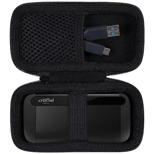 Aenllosi Hard Carrying Case for Crucial X8 SSD 1TB/2TB/4TB/500GB | Shock & Waterproof Protection (120 chars) thumbnail 1