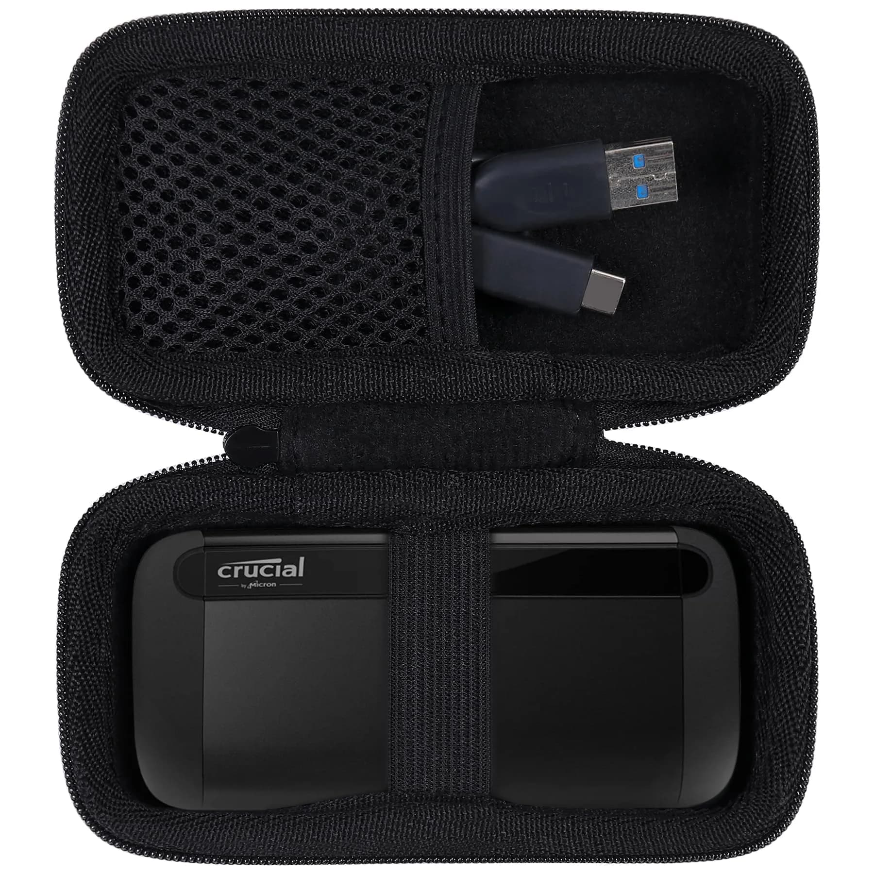 Aenllosi Hard Carrying Case for Crucial X8 SSD 1TB/2TB/4TB/500GB | Shock & Waterproof Protection (120 chars) — for Crucial X8