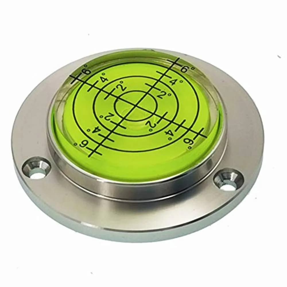 XMLEI Mini Round Spirit Level 50mm (2") Green | Accurate Horizontal Measurement — Green