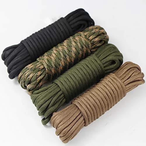 aufodara Paracord Rope 4 Pieces 6Meter | Multifunctional DIY Crafting Cord, 4mm Diameter, High Load Capacity thumbnail 6