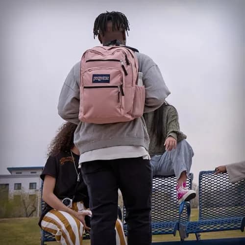 JanSport Big Student Laptop Backpack 34L (17" x 13" x 7.5") | Red Tape thumbnail 4