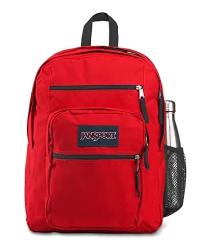 JanSport Big Student Laptop Backpack 34L (17" x 13" x 7.5") | Red Tape thumbnail 2