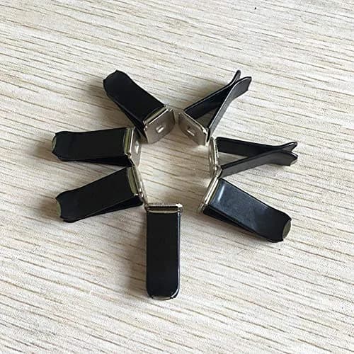 lasenersm Car Air Vent Clip 10 pcs Black Square Head | Easy Fit for Horizontal & Vertical Outlets thumbnail 4