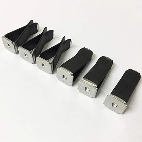 lasenersm Car Air Vent Clip 10 pcs Black Square Head | Easy Fit for Horizontal & Vertical Outlets thumbnail 5
