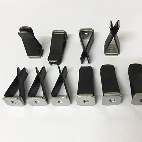 lasenersm Car Air Vent Clip 10 pcs Black Square Head | Easy Fit for Horizontal & Vertical Outlets thumbnail 7