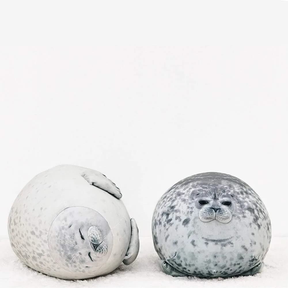 MerryXD Chubby Blob Seal Pillow 45cm (17.7 in) | Cute Ocean Animal Plush Toy - view 5