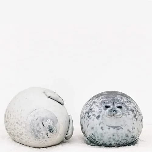 MerryXD Chubby Blob Seal Pillow 45cm (17.7 in) | Cute Ocean Animal Plush Toy thumbnail 5