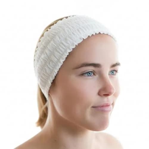 LIFESOFT Disposable Facial Spa Headbands Individual Wrapped Case of 1000 | Soft, Comfortable, Non-Woven for Esthetic Treatments thumbnail 1
