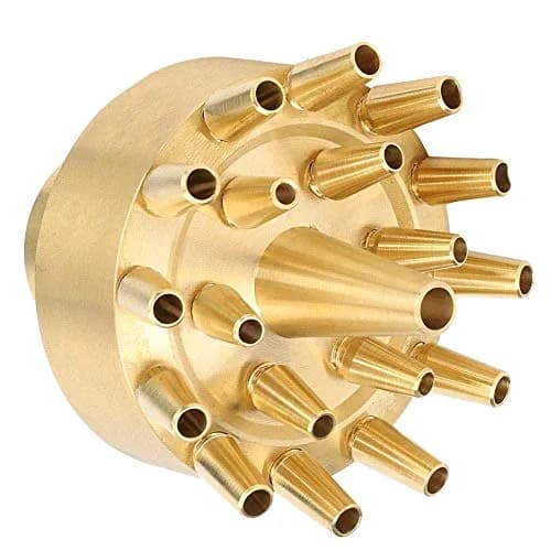 Fdit Copper Fountain Nozzle, 1 Inch Female Thread | Multi Hole Garden Water Fountain Spray Head for Pond Landscape thumbnail 6