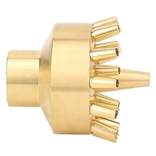 Fdit Copper Fountain Nozzle, 1 Inch Female Thread | Multi Hole Garden Water Fountain Spray Head for Pond Landscape thumbnail 8