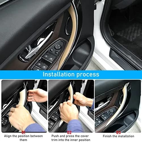 TTCR-II Compatible with BMW 3 Series F30 Door Handle Covers 4 Series | Car Exterior Handle Wraps thumbnail 4