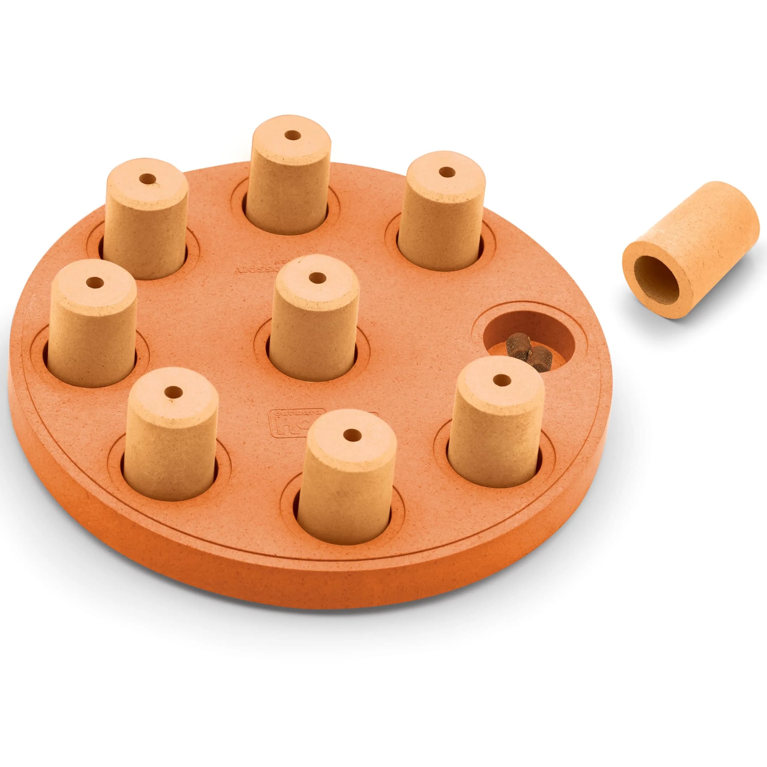 Outward Hound Dog Smart Treat Puzzle Toy Level 1 Beginner Orange Composite | Interactive Enrichment for Dogs - main product image