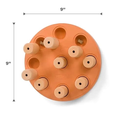 Outward Hound Dog Smart Treat Puzzle Toy Level 1 Beginner Orange Composite | Interactive Enrichment for Dogs thumbnail 7