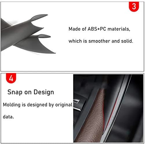 Jaronx Door Handle Covers for BMW 3 Series F30/F31 4 Series F32 | Durable ABS Fitment thumbnail 6