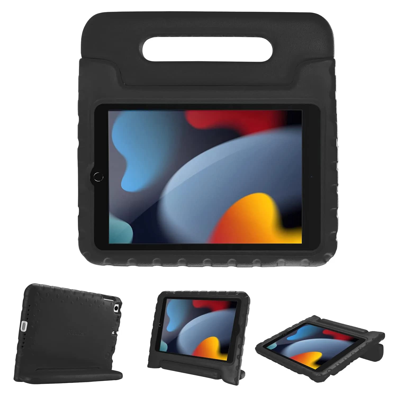 ProCase Kids Case for iPad 10.2" 9th/8th/7th Gen 2021/2020/2019-Black | Impact-Resistant & Childproof
