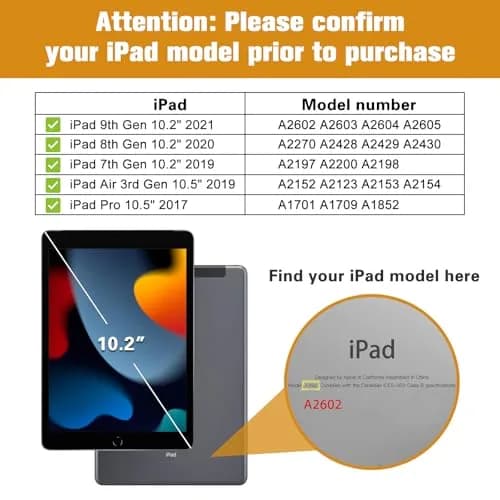 ProCase Kids Case for iPad 10.2" 9th/8th/7th Gen 2021/2020/2019-Black | Impact-Resistant & Childproof thumbnail 2