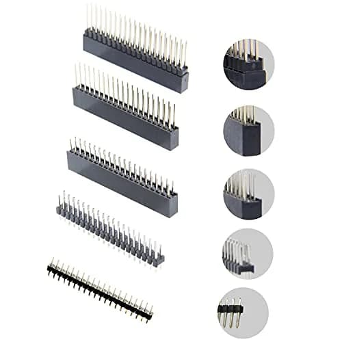 Geekworm 2x20 40 Pin GPIO Stacking Female Header Kit for Raspberry Pi | 10-Piece Set for DIY Electronics thumbnail 4