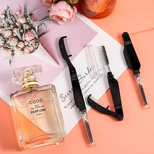 Boao 4 Pcs Eyelash Separator Tool Kit Foldable Eyelash and Eyebrow Combs | Stainless Steel & Plastic, Compact & Travel-Friendly thumbnail 6