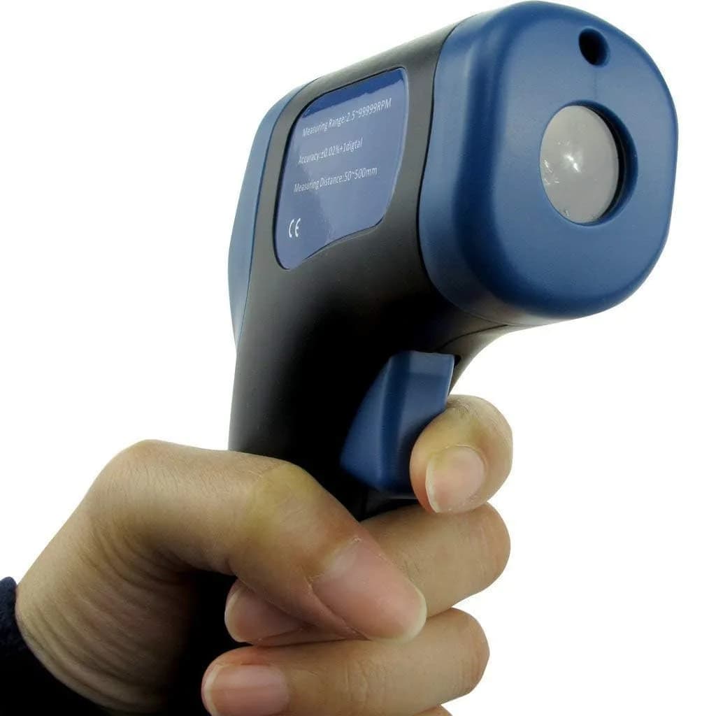 Thsinde Handheld Digital Laser Tachometer Non-Contact RPM Meter 156 g (4.94 oz) | Measures Speed from 2.5-99999 RPM - view 5