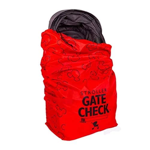 J.L. Childress Disney Baby Gate Check Travel Bag for Standard & Double Strollers | Disney Mickey Mouse Red thumbnail 1