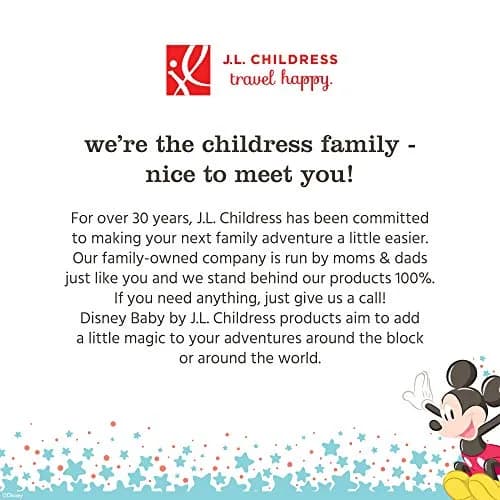 J.L. Childress Disney Baby Gate Check Travel Bag for Standard & Double Strollers | Disney Mickey Mouse Red thumbnail 8