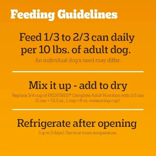Pedigree Chopped Dinner Wet Dog Food, Chicken & Beef, 13.2 oz | Complete Adult Nutrition, Hydration Support thumbnail 9