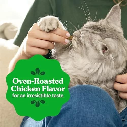 Greenies Feline Dental Cat Treats Roasted Chicken Flavor 130.4 g (4.6 oz) | Vet-Recommended Oral Care for Cats thumbnail 8