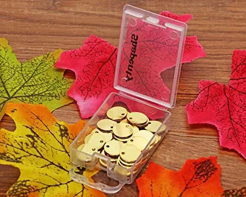 Shapenty Small Round Stainless Steel Flat Blank Stamping Tag Pendants 10MM | DIY Jewelry Charms thumbnail 5