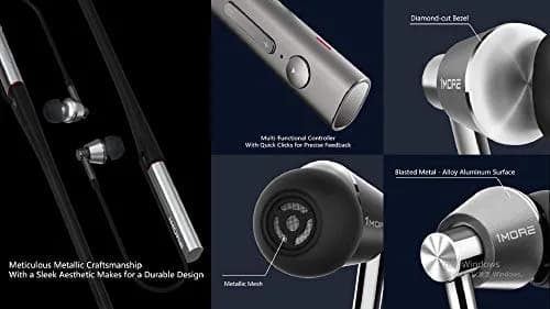 1MORE Triple Driver Neckband Earbuds Gold, Silver | Hi-Res LDAC Wireless Sound Quality thumbnail 4