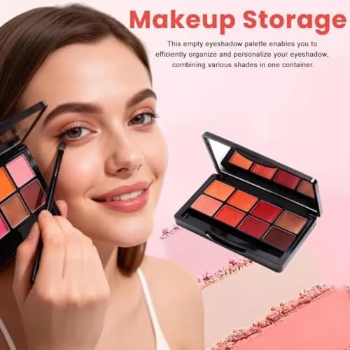 Elandy Cosmetic Case Black 90*58*11mm | Portable DIY Makeup Organizer with Mirror thumbnail 5