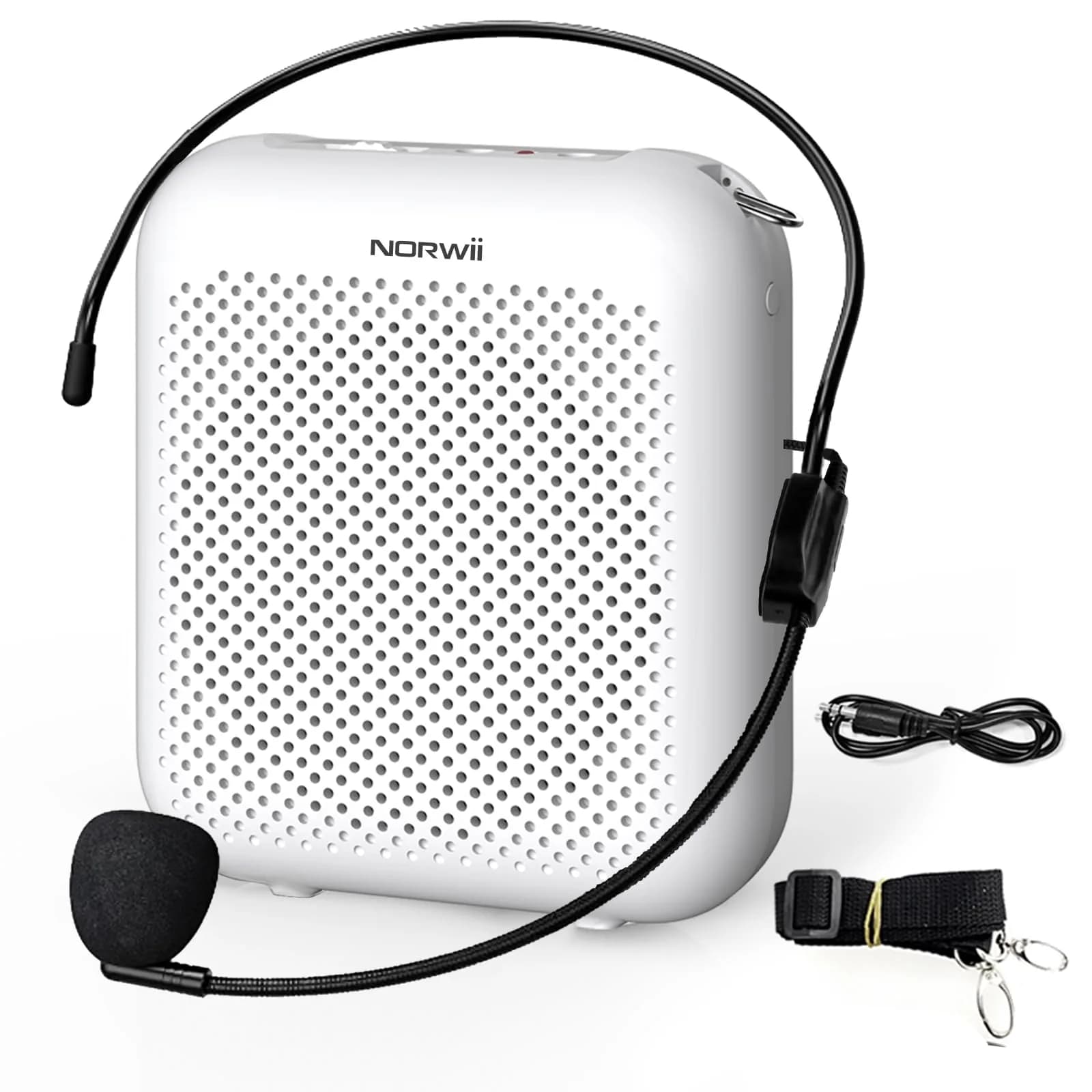 Norwii Portable Voice Amplifier with Wired Headset Microphone | 10W Output, 15-30 Hours Battery - main product image