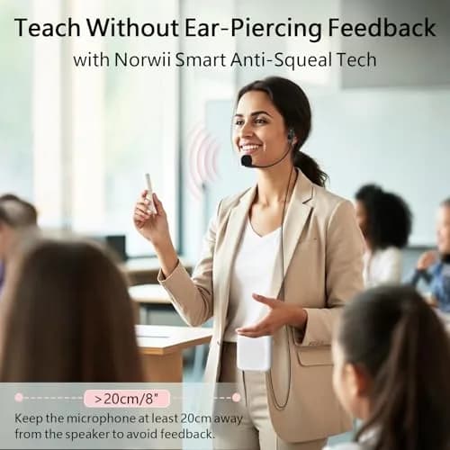 Norwii Portable Voice Amplifier with Wired Microphone Headset | 10W Loud & Clear Sound thumbnail 5