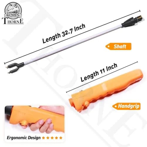 West Thorne Pro Cattle Prod 109.98 cm (43.3 inches) with LED Light | Efficient Livestock Handling thumbnail 3
