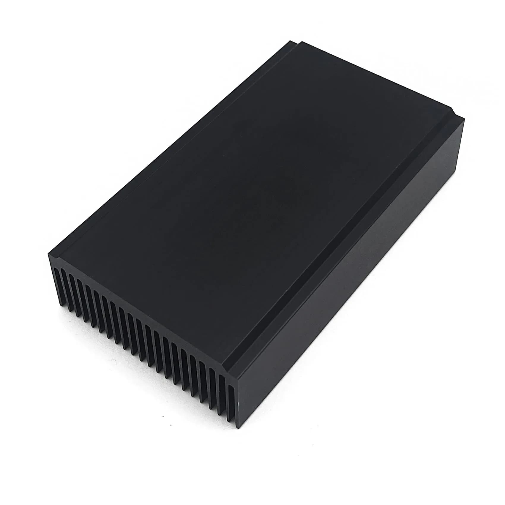 Awxlumv Black Aluminum Heatsink 120x69x27mm (4.72"x2.72"x1.06") | Efficient Heat Dissipation for Electronics - view 3