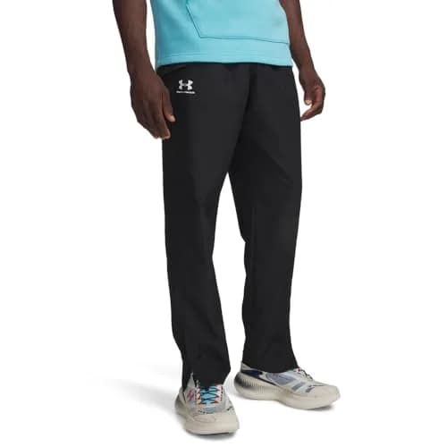 Under Armour Woven Vital Workout Pants Black (001) | Slim Fit, 31.75" Inseam, Lightweight Polyester thumbnail 1